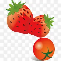 草莓png矢量元素-空若网 草莓png矢量元素-空若网