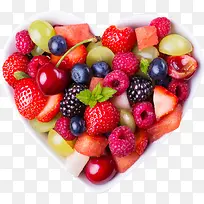 心形水果盘-告白节-空若网 心形水果盘-告白节-空若网