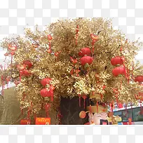 财神爷和许愿树-空若网 财神爷和许愿树-空若网