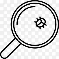 放大镜和错误图标-空若网 放大镜和错误图标-空若网