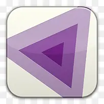 同心三角形图标-空若网 同心三角形图标-空若网