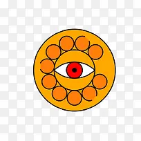 创意大眼睛卡通矢量素材-空若网 创意大眼睛卡通矢量素材-空若网