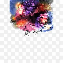 多彩派对海报元素-空若网 多彩派对海报元素-空若网