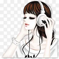 插画女孩-空若网 插画女孩-空若网