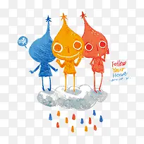 卡通手绘天气-空若网 卡通手绘天气-空若网