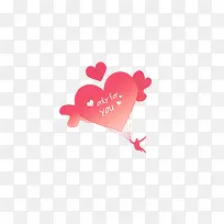 心形气球素材-空若网 心形气球素材-空若网