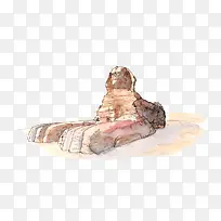 手绘狮身人面像-空若网 手绘狮身人面像-空若网