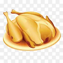 黄色质感食物烧鸡-空若网 黄色质感食物烧鸡-空若网