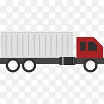 平面货车矢量图-空若网 平面货车矢量图-空若网