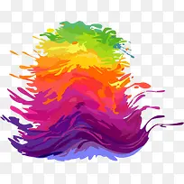 多彩水彩晕染-空若网 多彩水彩晕染-空若网