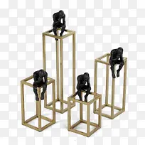 创意家居摆设摆台沉思者-空若网 创意家居摆设摆台沉思者-空若网