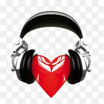 情人爱心 耳机-空若网 情人爱心 耳机-空若网