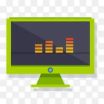 矢量卡通简洁扁平化电脑-空若网 矢量卡通简洁扁平化电脑-空若网