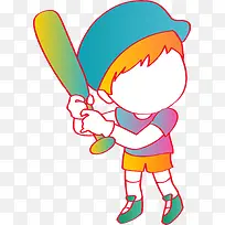 棒球男孩-空若网 棒球男孩-空若网