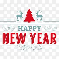 圣诞快乐新年快乐矢量-空若网 圣诞快乐新年快乐矢量-空若网