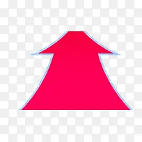 矢量红色上升箭头边框素材-空若网 矢量红色上升箭头边框素材-空若网