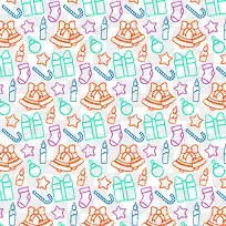 矢量圣诞元素底纹-空若网 矢量圣诞元素底纹-空若网