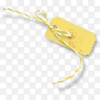 淡黄色标签绳艺-空若网 淡黄色标签绳艺-空若网