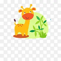 绿草边的小鹿-空若网 绿草边的小鹿-空若网