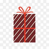 深红色长方形礼物盒-空若网 深红色长方形礼物盒-空若网