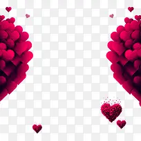 紫色卡通唯美爱心造型-空若网 紫色卡通唯美爱心造型-空若网