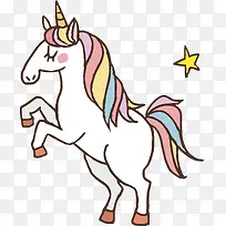 卡通独角兽插画设计-空若网 卡通独角兽插画设计-空若网