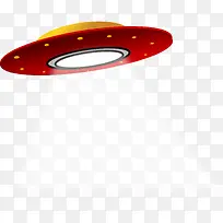 红色飞碟素材矢量-空若网 红色飞碟素材矢量-空若网