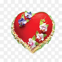心形蛋糕-空若网 心形蛋糕-空若网