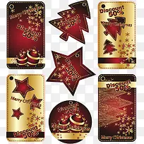 矢量圣诞元素标签-空若网 矢量圣诞元素标签-空若网