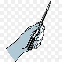 拿着螺丝刀的手-空若网 拿着螺丝刀的手-空若网