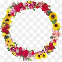 高清摄影鲜艳的花环项圈-空若网 高清摄影鲜艳的花环项圈-空若网