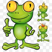 竖着大拇指的青蛙-空若网 竖着大拇指的青蛙-空若网