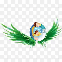 树叶翅膀-空若网 树叶翅膀-空若网