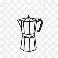 手绘卡通倒水壶-空若网 手绘卡通倒水壶-空若网