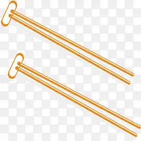 筷子素材矢量-空若网 筷子素材矢量-空若网