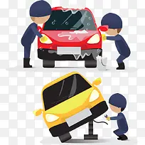 洗车PNG矢量元素-空若网 洗车PNG矢量元素-空若网