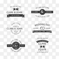 矢量结婚名片-空若网 矢量结婚名片-空若网