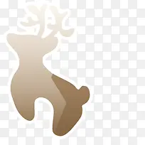 咖啡色卡通麋鹿-空若网 咖啡色卡通麋鹿-空若网