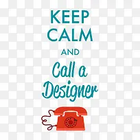 手绘卡通电话-空若网 手绘卡通电话-空若网