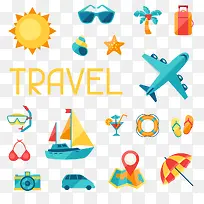 扁平化旅游素材-空若网 扁平化旅游素材-空若网