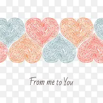 彩色心形元素-空若网 彩色心形元素-空若网