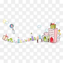 卡通场景-空若网 卡通场景-空若网