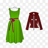 挂着的裙子上衣-空若网 挂着的裙子上衣-空若网