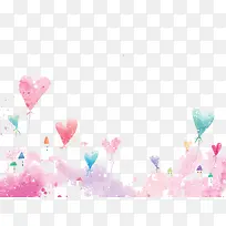 爱心手绘气球图片素材-空若网 爱心手绘气球图片素材-空若网