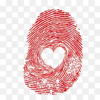 爱心指纹-空若网 爱心指纹-空若网