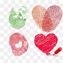 爱心指纹-空若网 爱心指纹-空若网