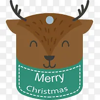 棕色驯鹿促销标签-空若网 棕色驯鹿促销标签-空若网