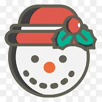圣诞节雪人头像-空若网 圣诞节雪人头像-空若网