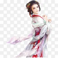 可爱微笑美女古典-空若网 可爱微笑美女古典-空若网