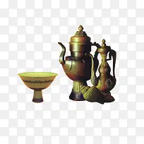 青铜酒杯-空若网 青铜酒杯-空若网